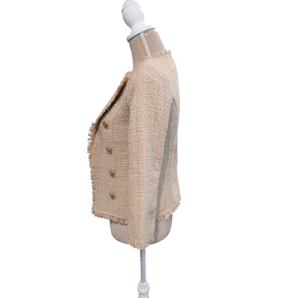 Alythea Cream Blazer with Gold Buttons - Picture 6 of 12